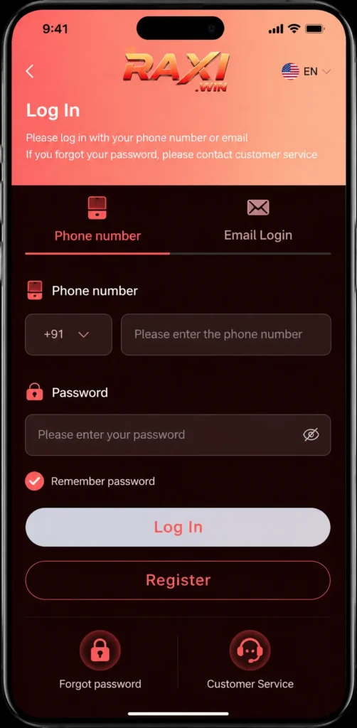 Raxi Win Login