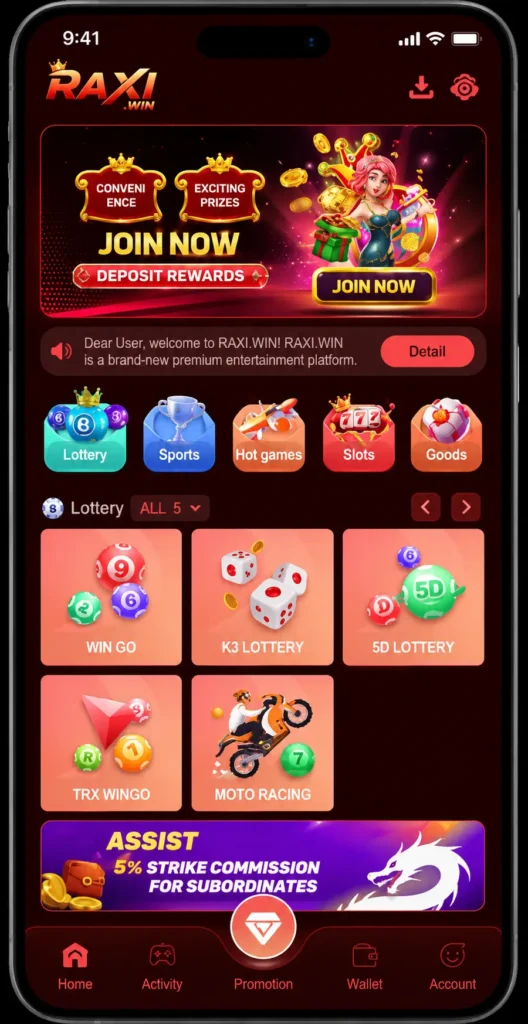 Raxi Win App